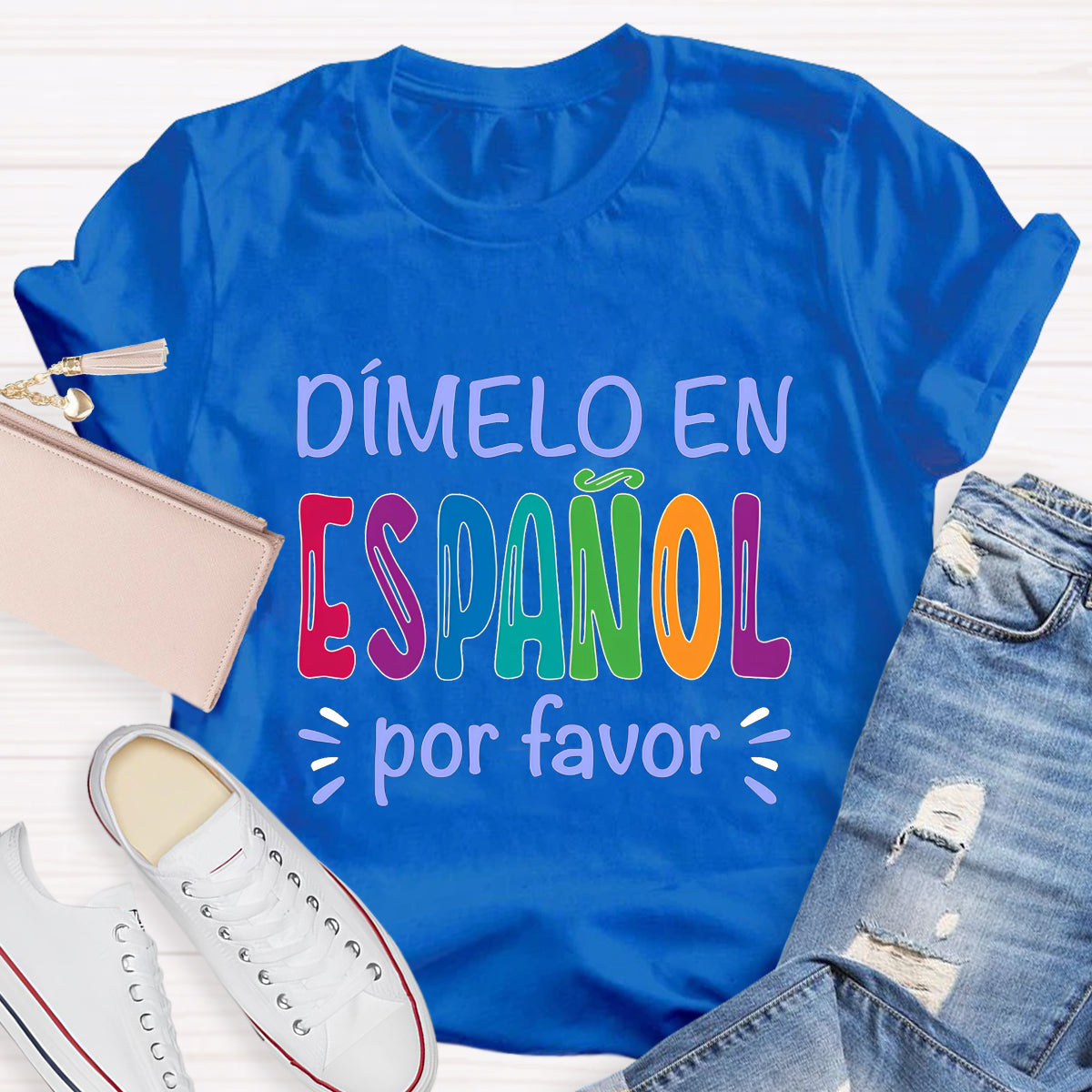 Dimelo En Español Por Favor Spanish Teacher T-Shirt
