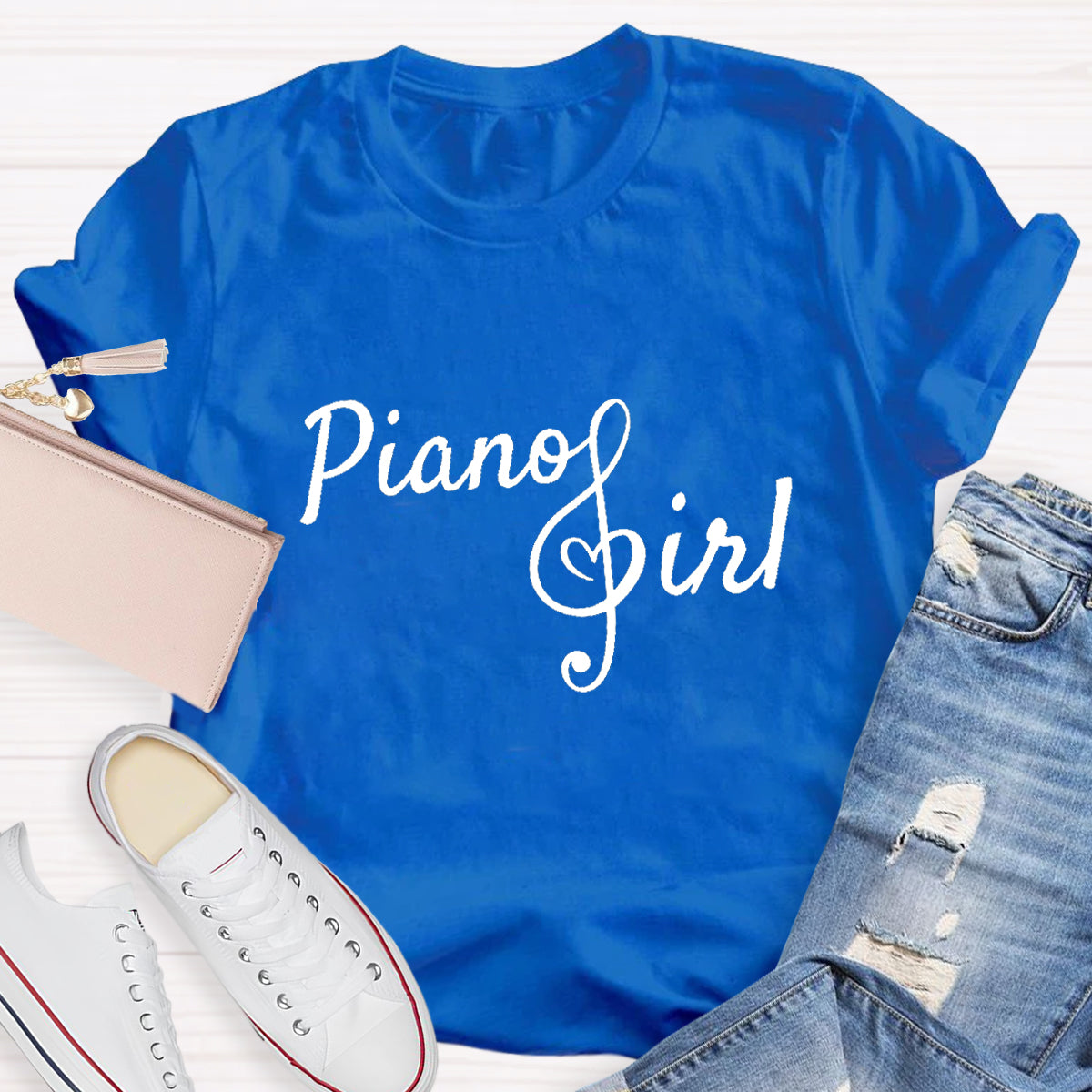 Piano Girl Teacher T-Shirt