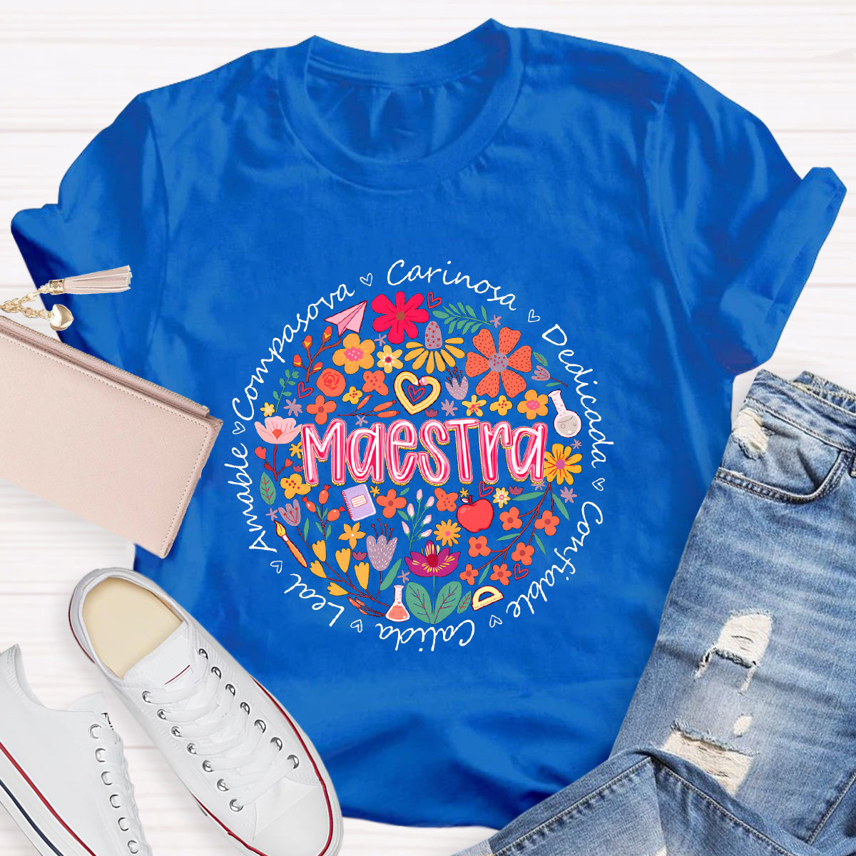 Maestra Teacher Carnosa Love T-Shirt