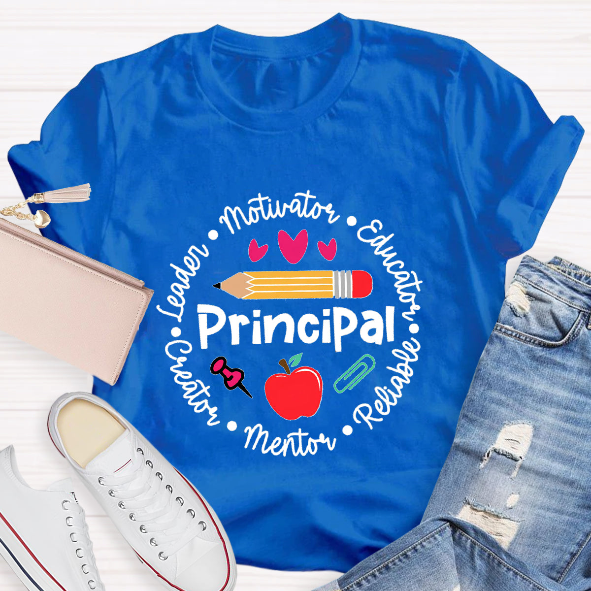 Principal Leader Motivator Educator Teacher T-Shirt