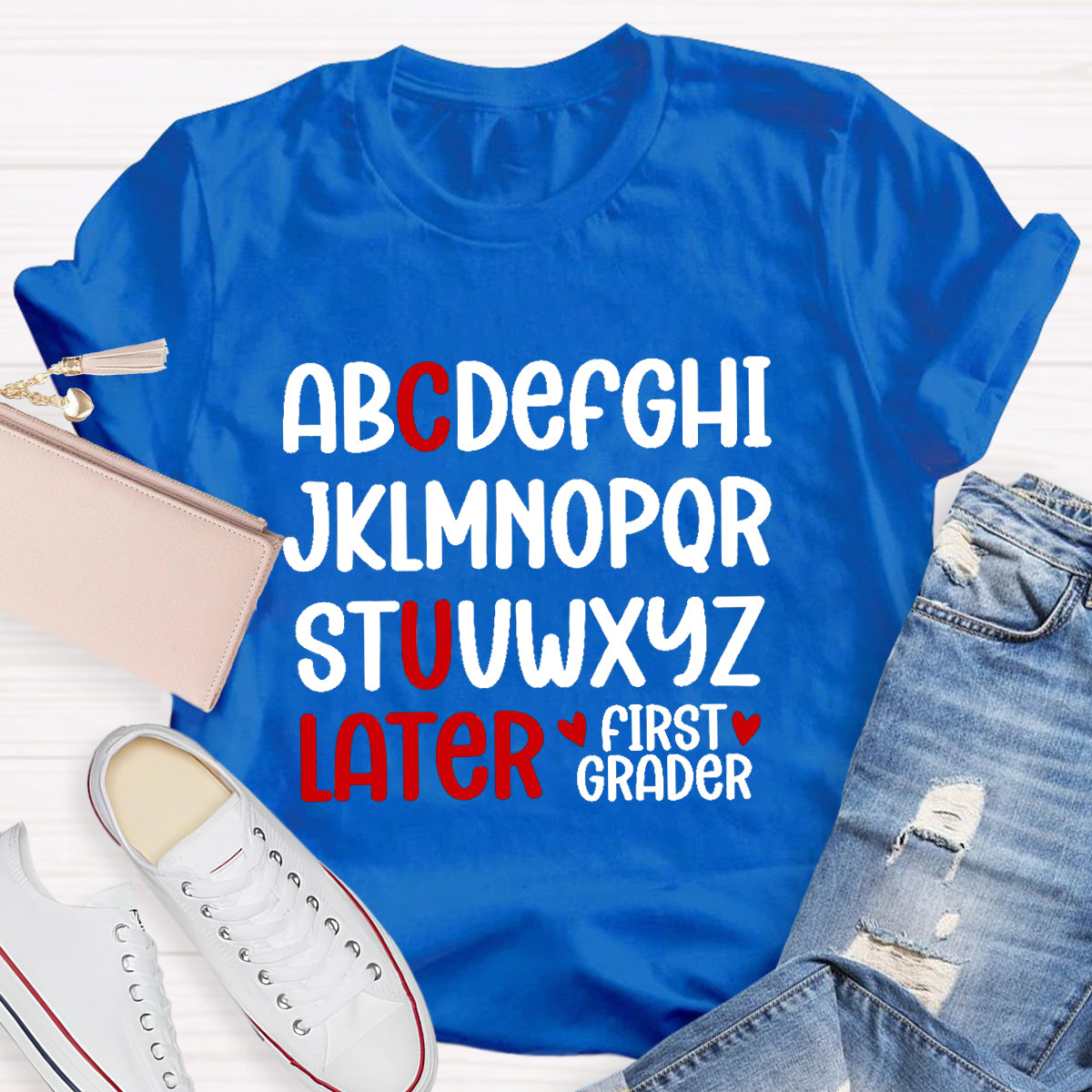 Personalized Grade See You Later Teacher T-Shirt