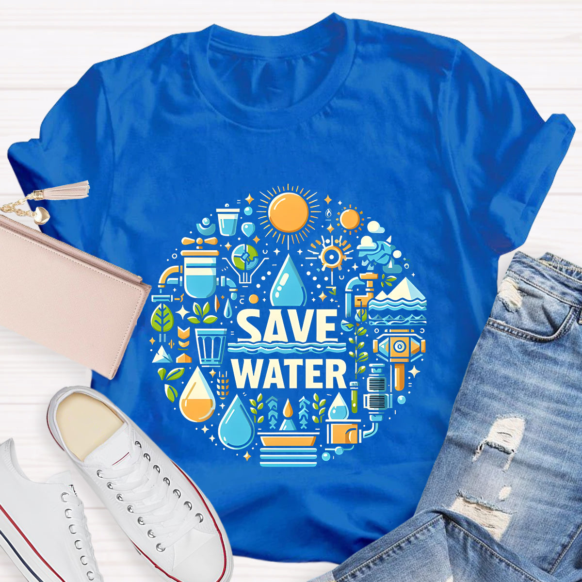 Save Water Teacher T-Shirt