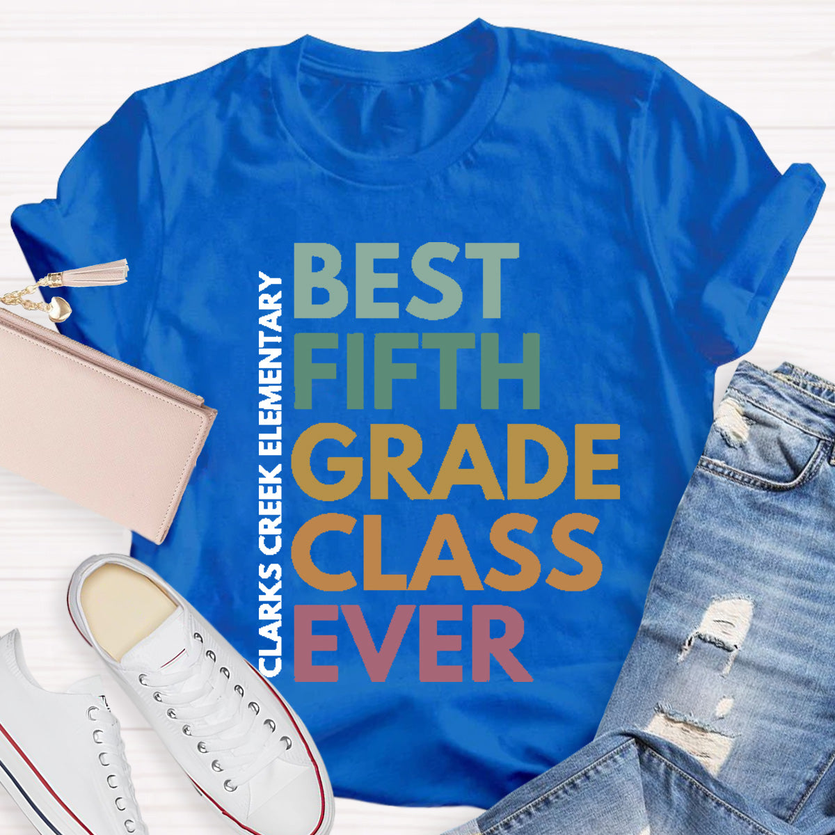 Personalized Grade And School Name Best ClassT-Shirt