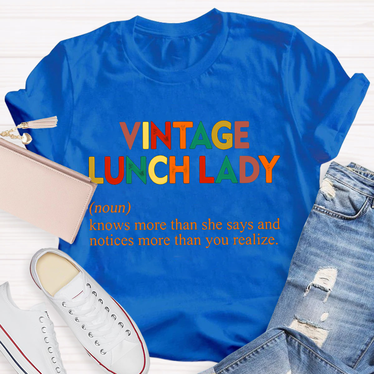 Vintage Lunch Lady Teacher T-Shirt