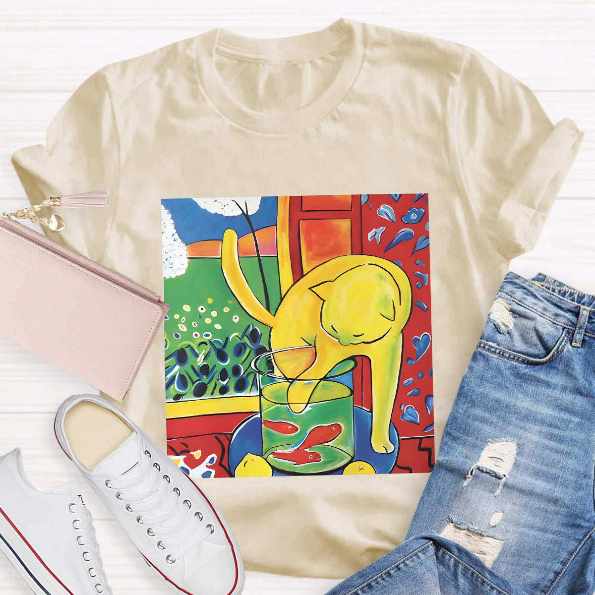 Cat In The Fish Tank T-Shirt