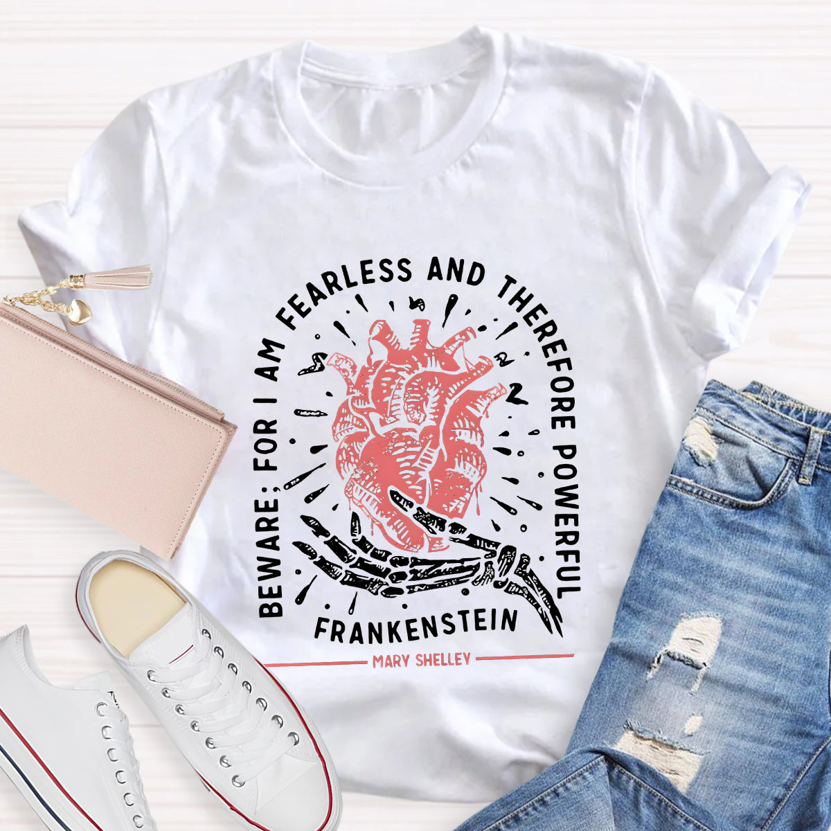 Beware For I Am Fearless Teacher T-Shirt
