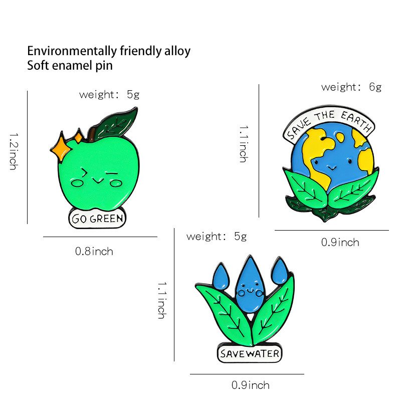 Preserve The Earth Teacher Pin Set