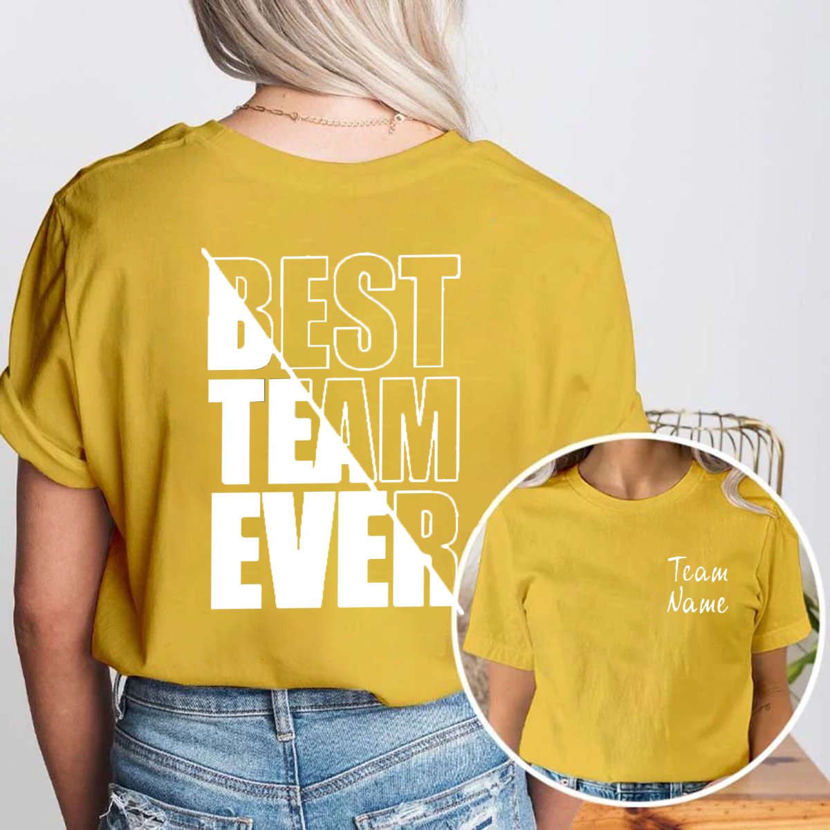 Personalized Teammate Name Best Team Ever Shirt