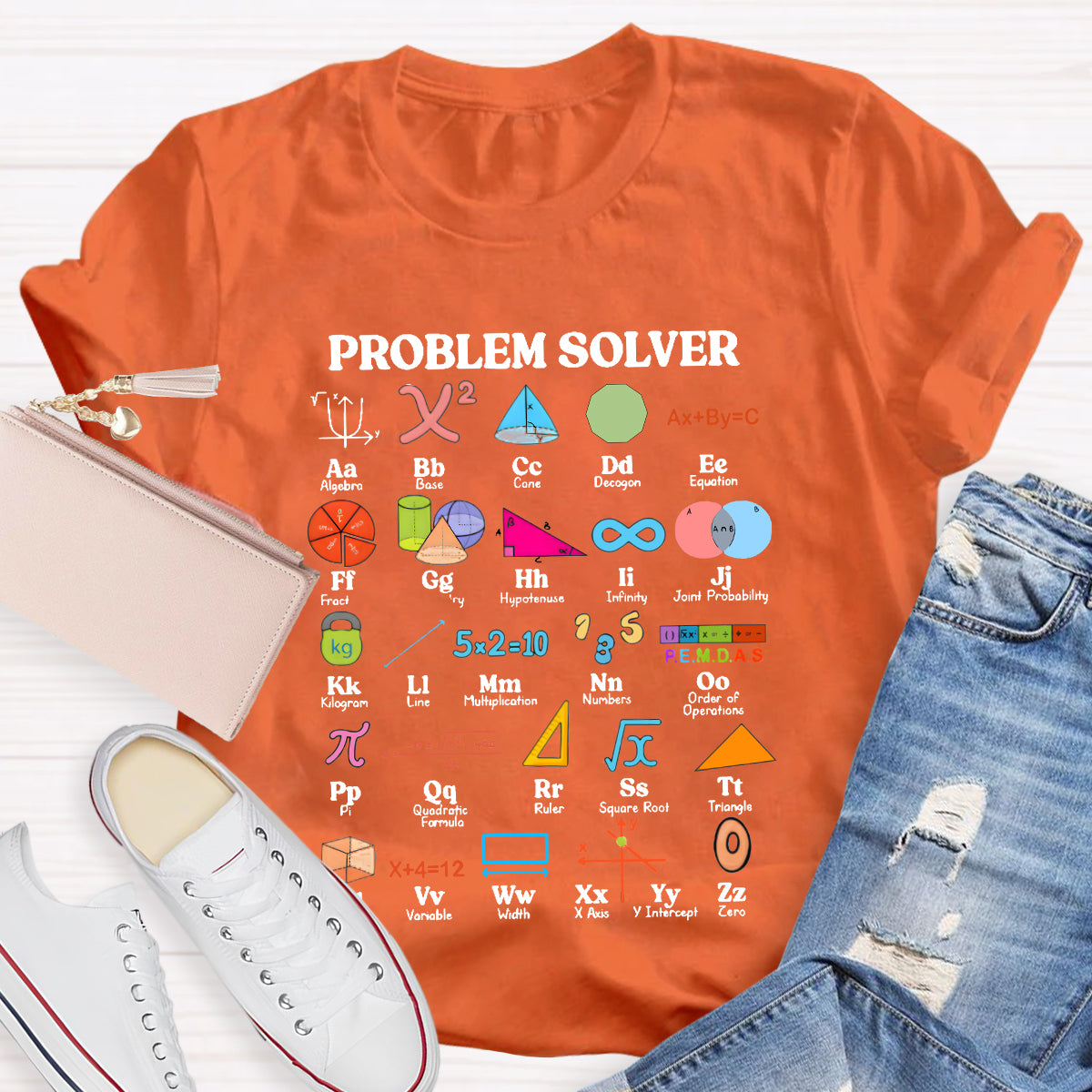 Problem Solver Math Teacher T-shirt
