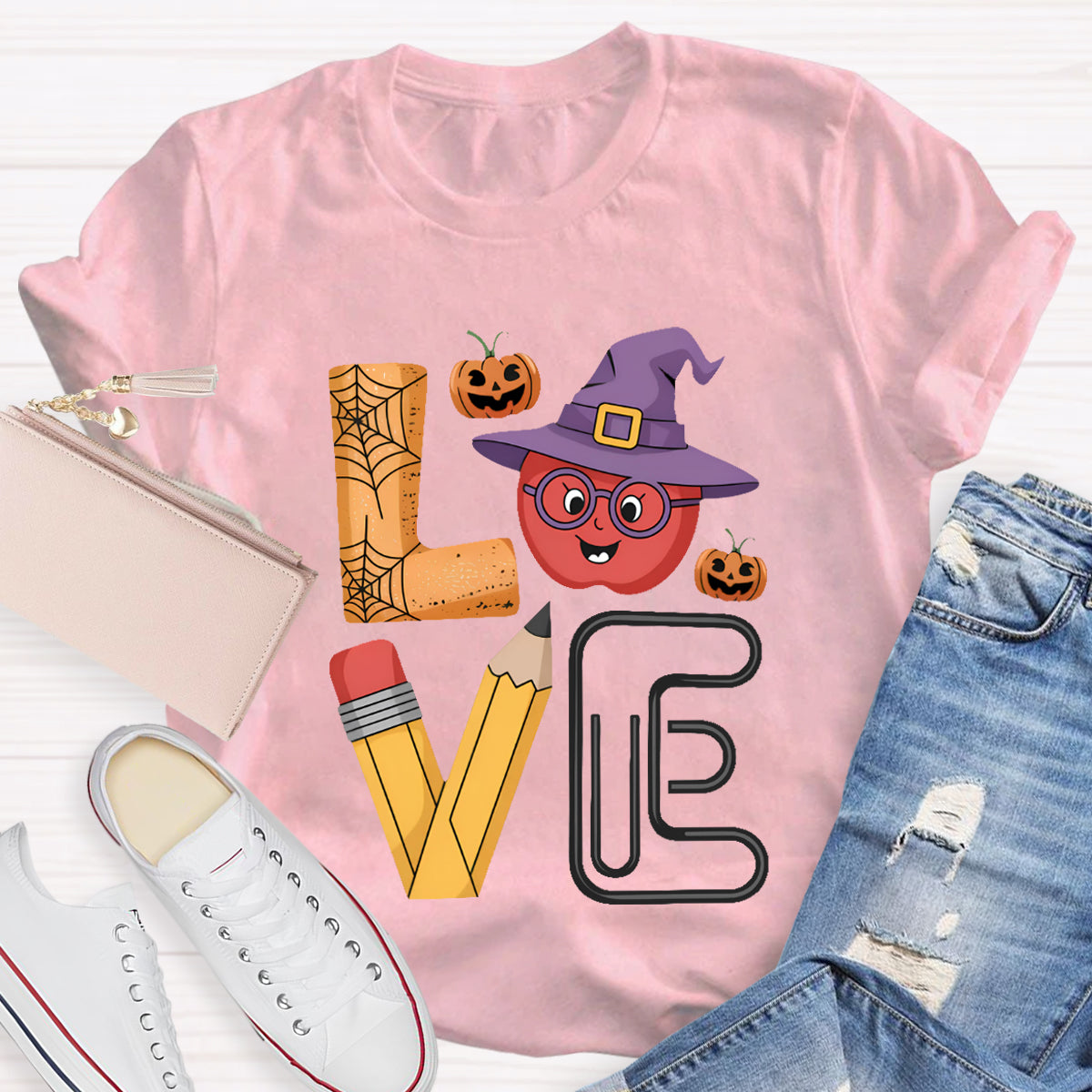 Love Halloween Pumpkin Funny T-shirt