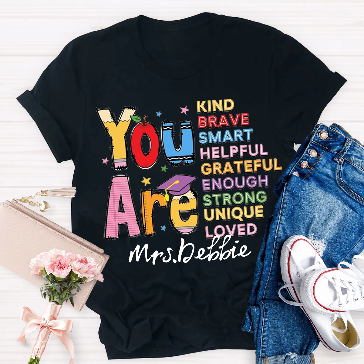 Personalized Name You Are Brave Casual T-Shirt