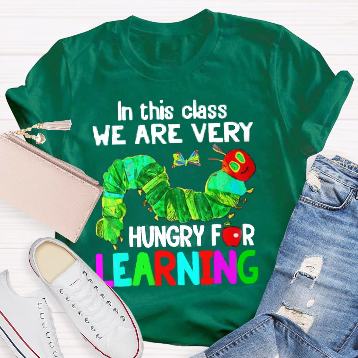 In This Class We Are Very Hungary For Learning Teachers T-Shirt