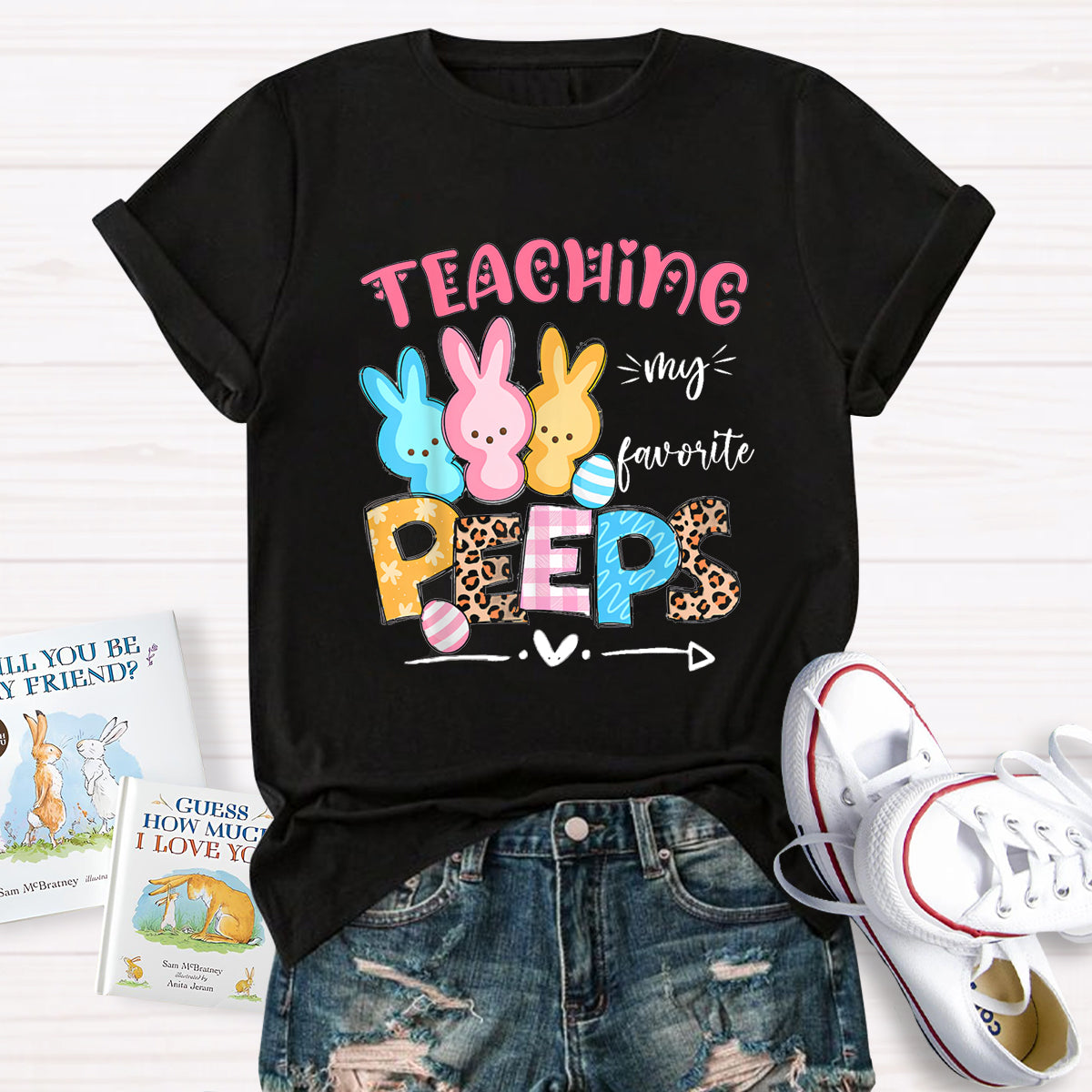 Teaching My Favorite Peeps Easter Teacher T-Shirt