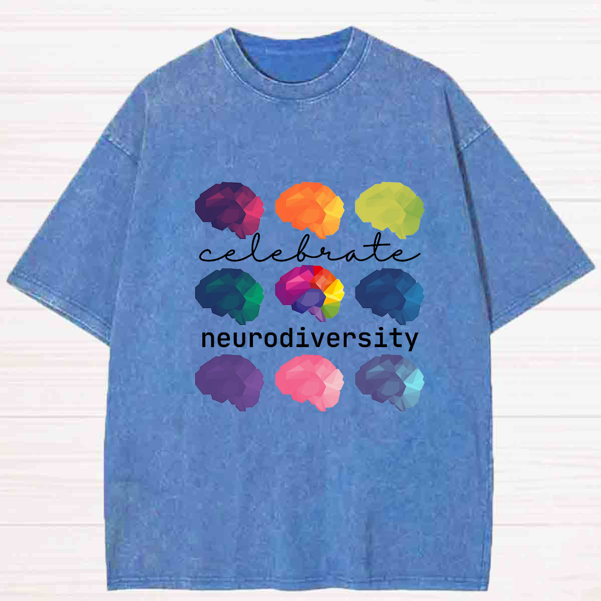 Celebrate Neurodiversity Washed T-shirt