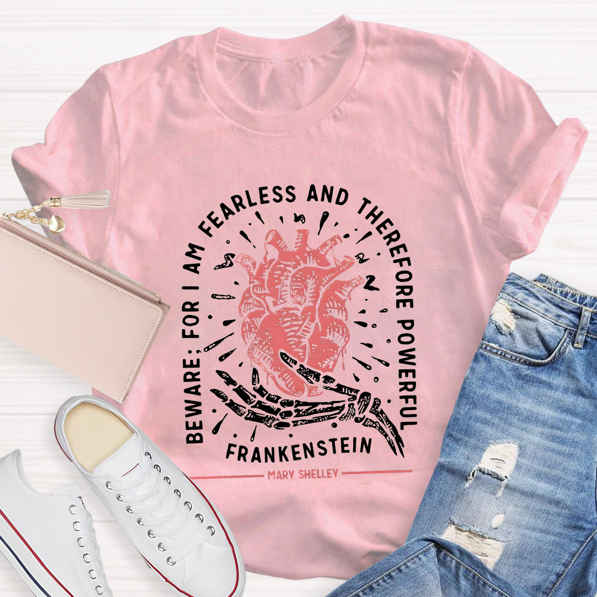 Beware For I Am Fearless Teacher T-Shirt