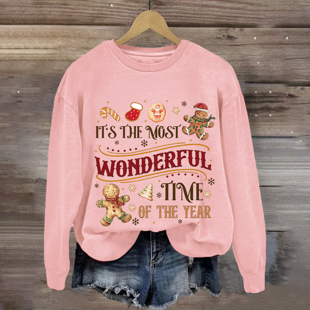 It's The Most Wonderful Time Of The Year Gingerbread Sweatshirt