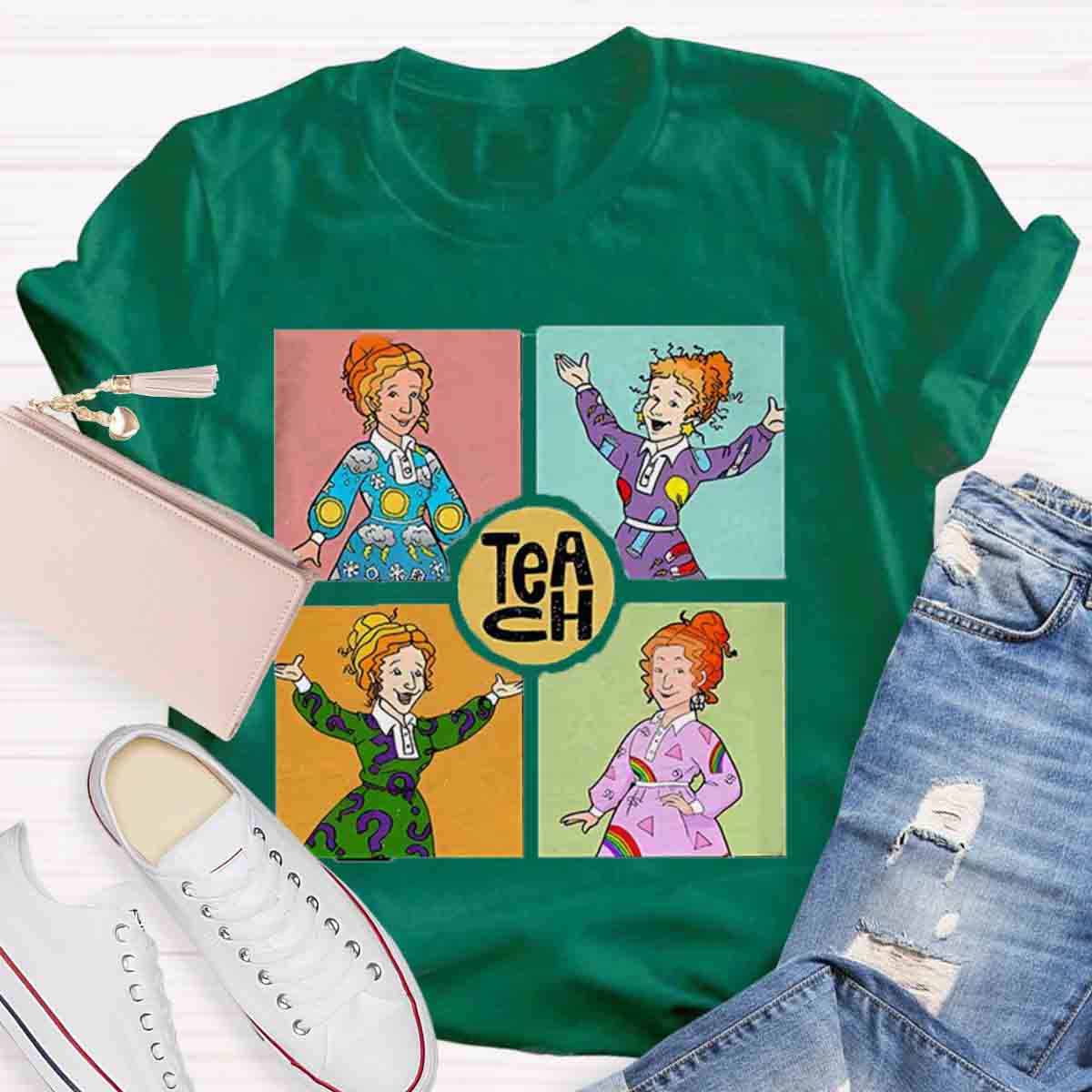 Teach Magic School Bus Teacher T-Shirt