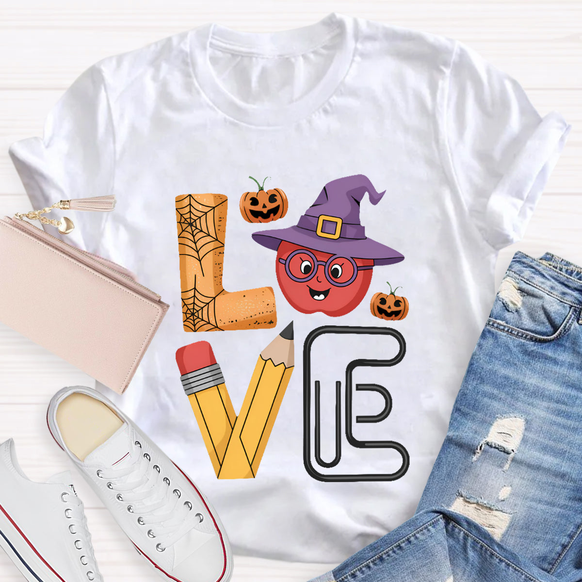 Love Halloween Pumpkin Funny T-shirt
