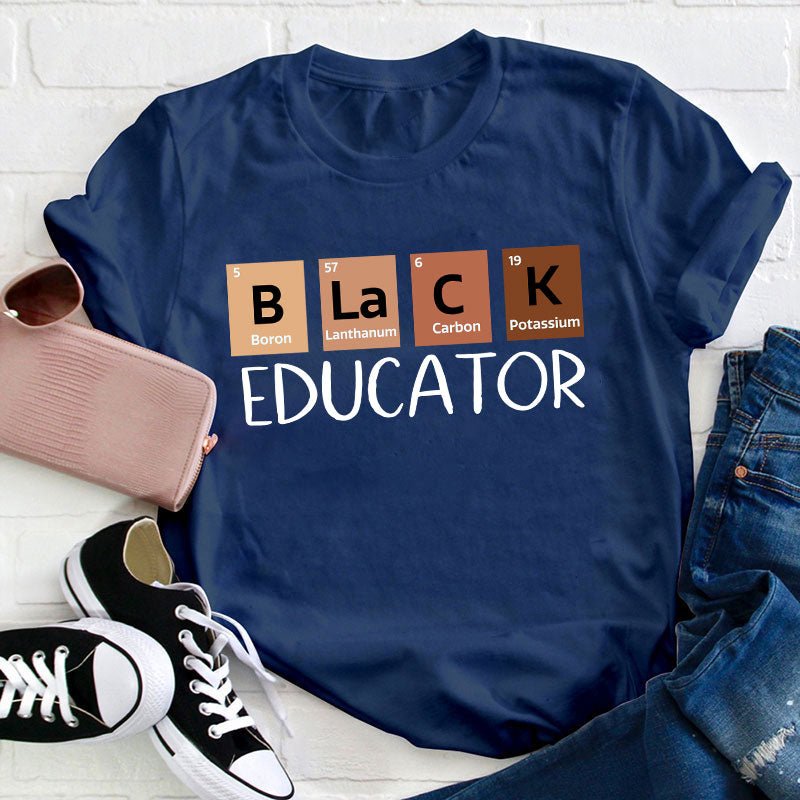 Black Educator Teacher T-Shirt