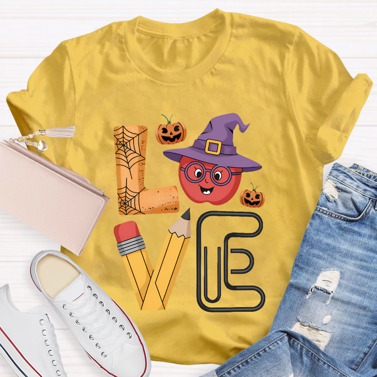 Love Halloween Pumpkin Funny T-shirt