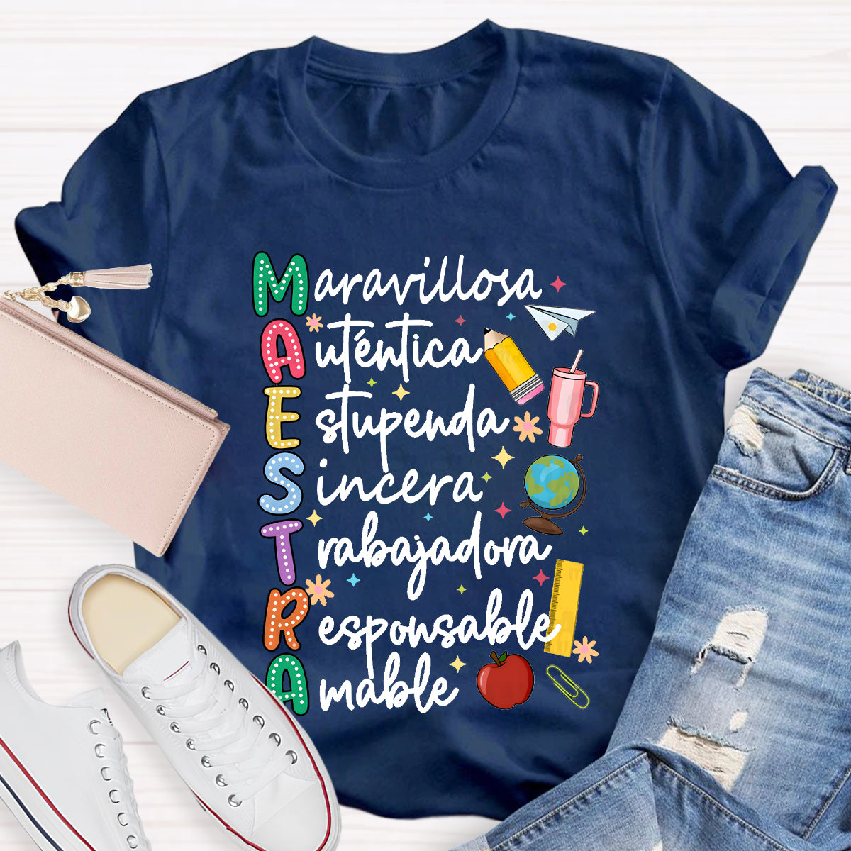 Maestra Dual Language Teacher T-Shirt