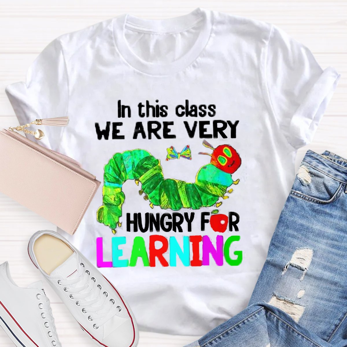 In This Class We Are Very Hungary For Learning Teachers T-Shirt