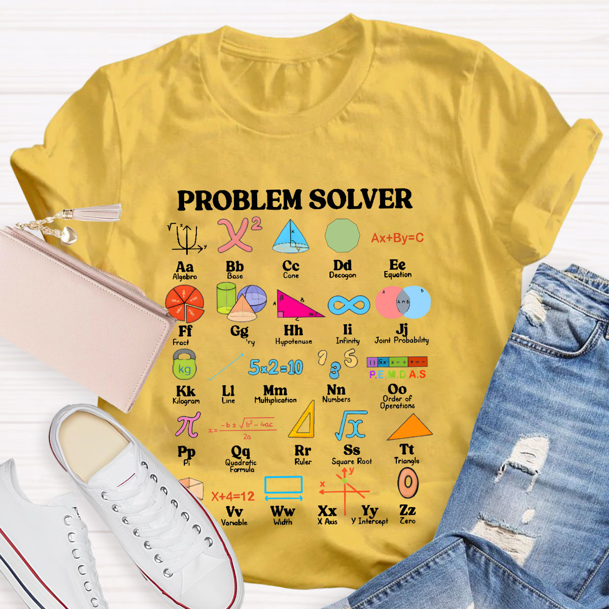 Problem Solver Math Teacher T-shirt