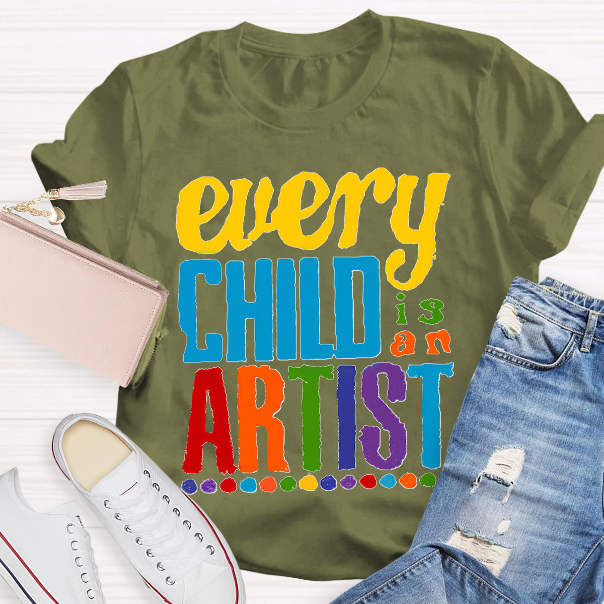 Every Child is an Artist Teachers T-Shirt