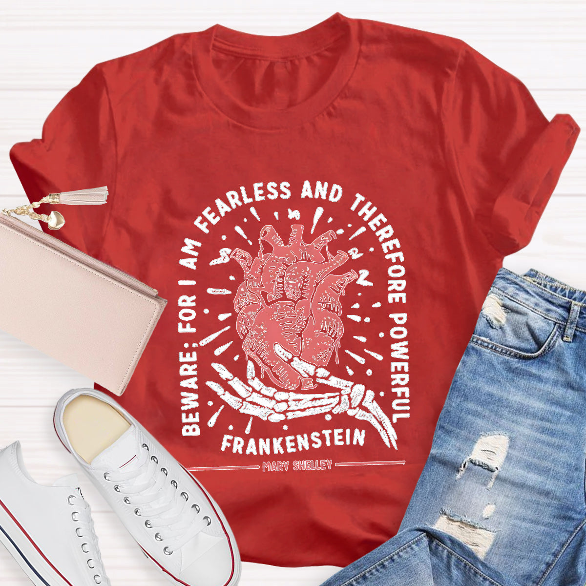 Beware For I Am Fearless Teacher T-Shirt