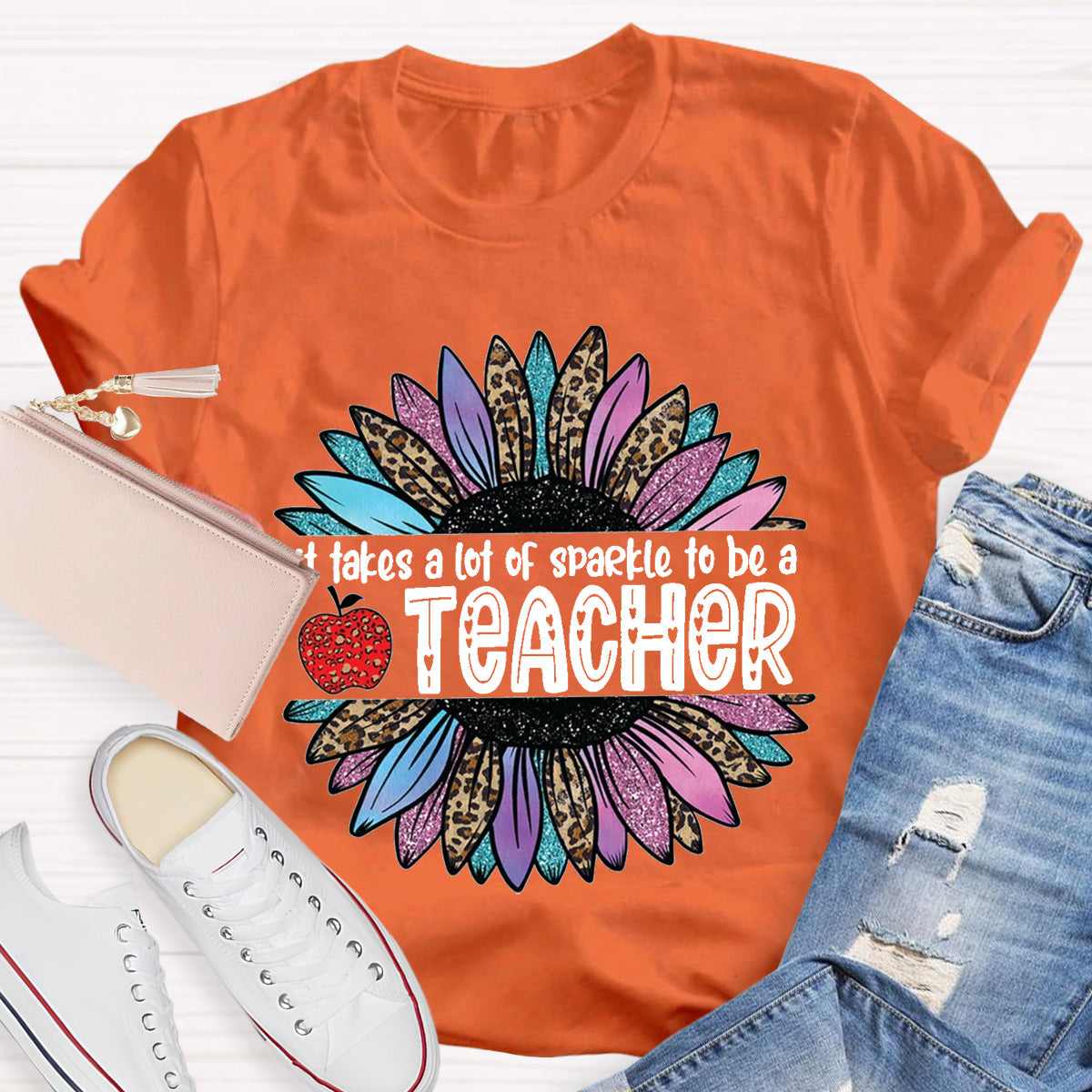 It Takes A lot Of Sparkle To Be A Teacher T-Shirt