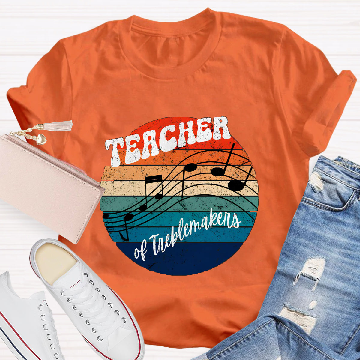 Teacher Black Note Teacher T-Shirt