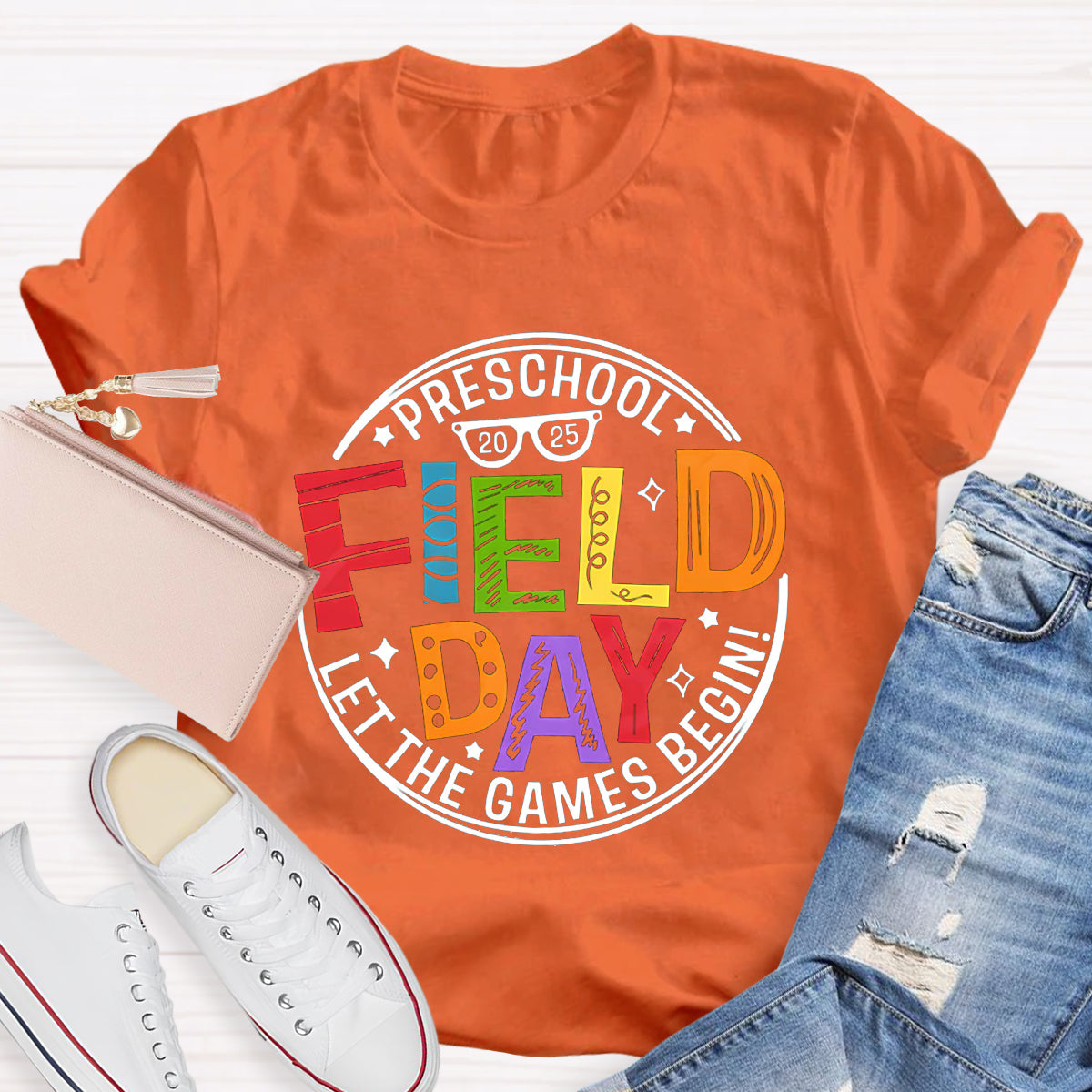 Personalized Grade 2025 Field Day Teacher T-Shirt