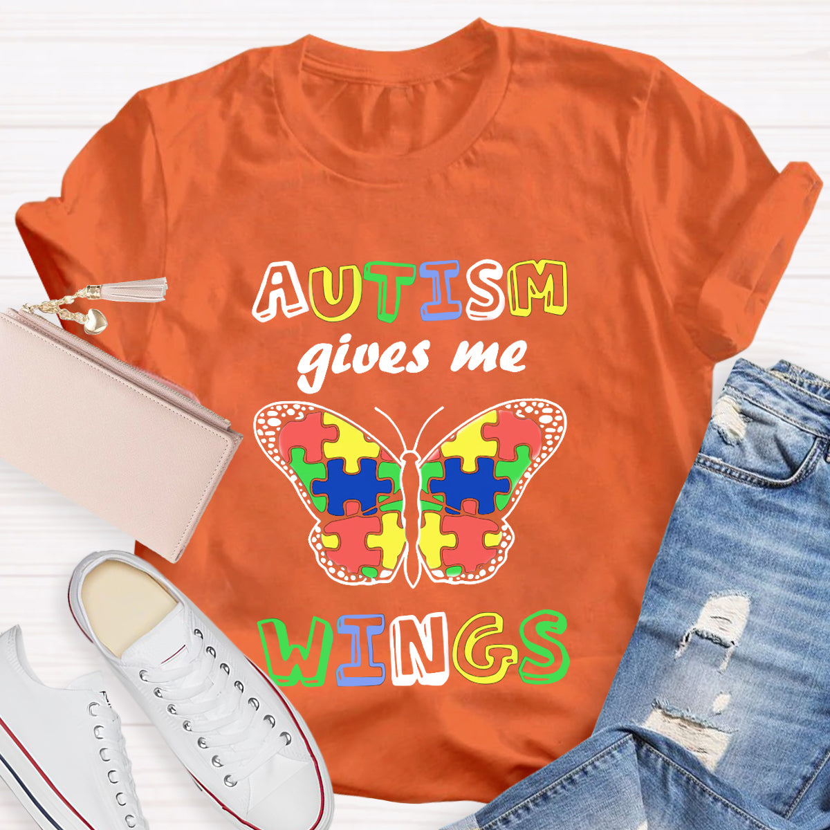 Autism Gives Me Wings T-Shirt