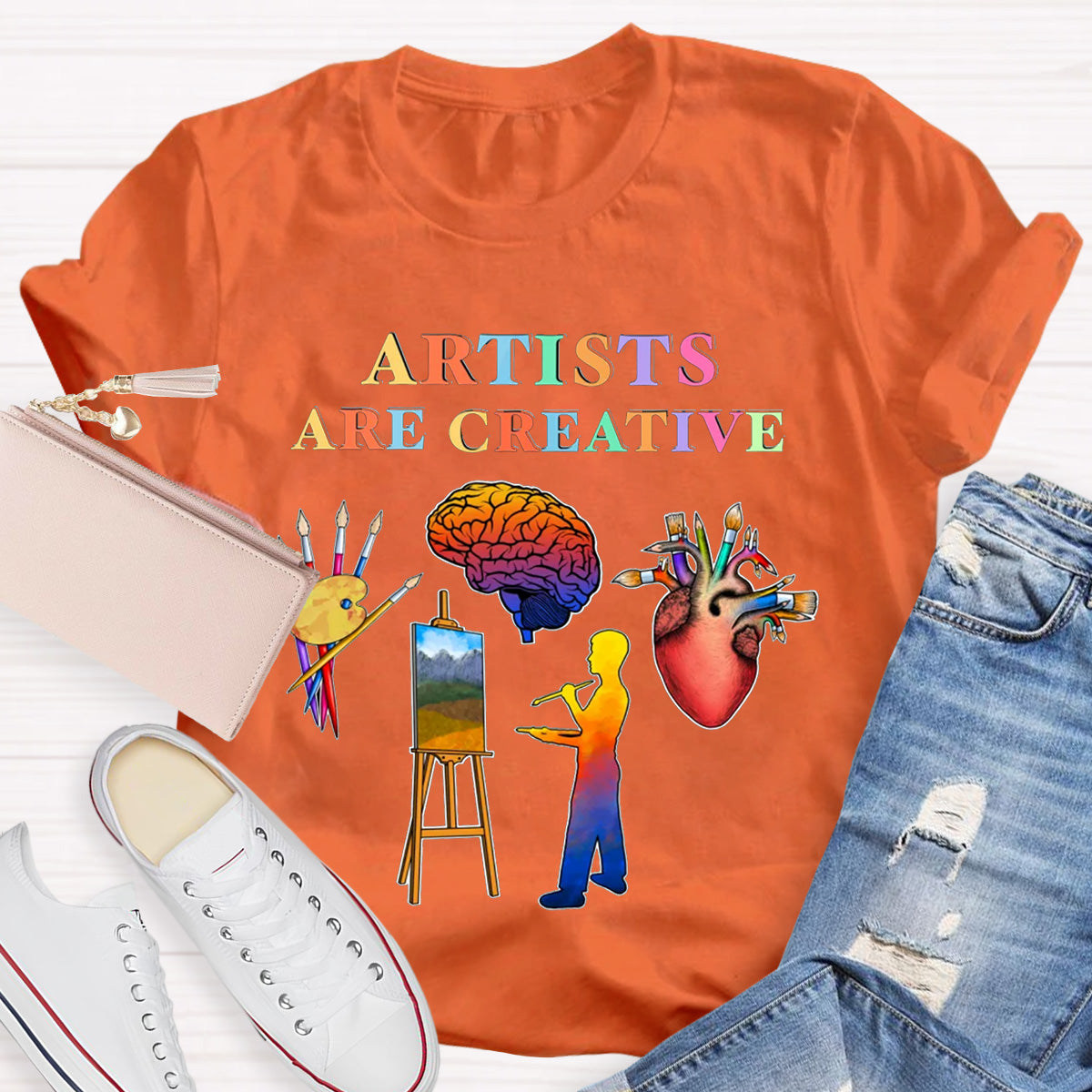 Artists Are Creative Art Teacher T-Shirt
