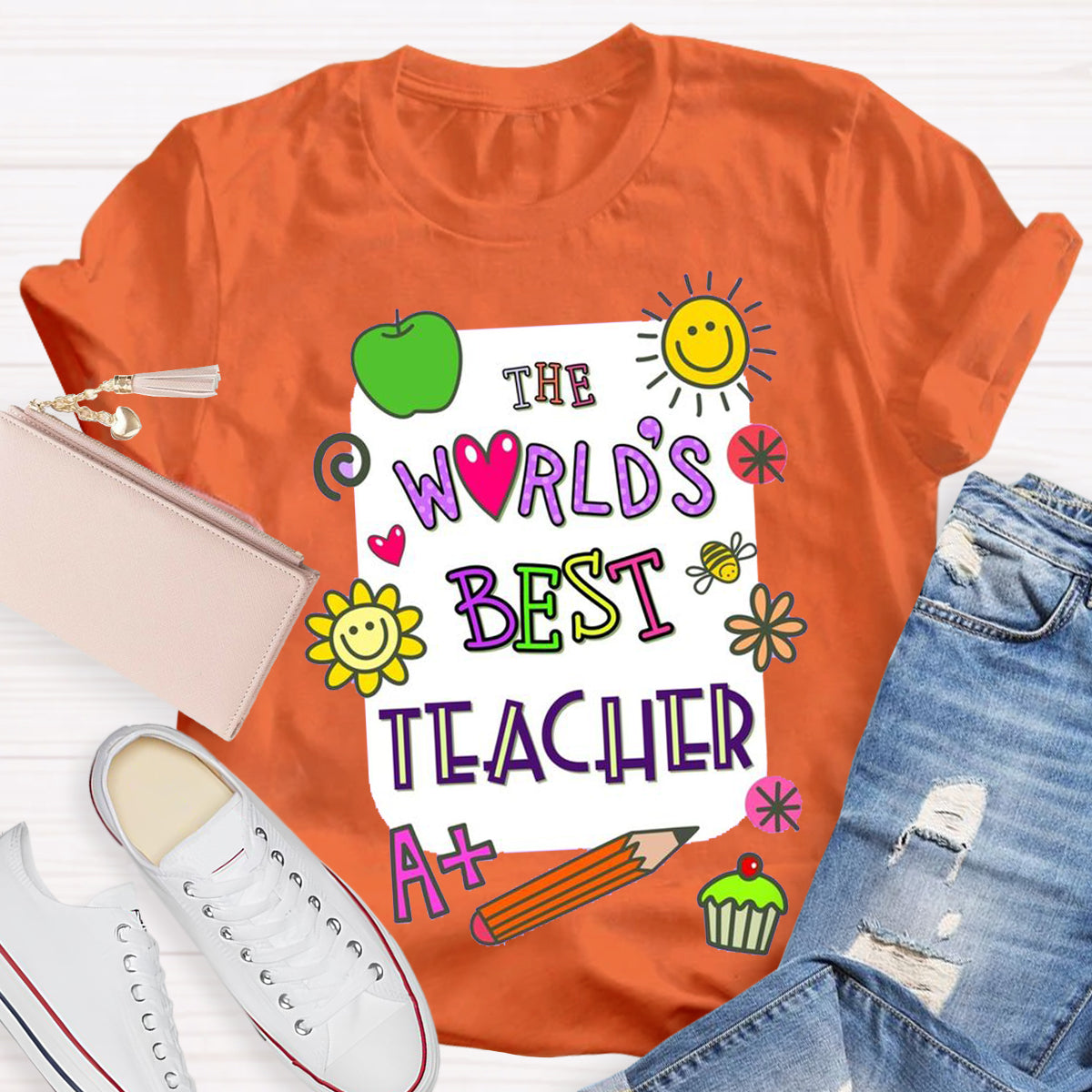 The Word's Best Teacher T-Shirt
