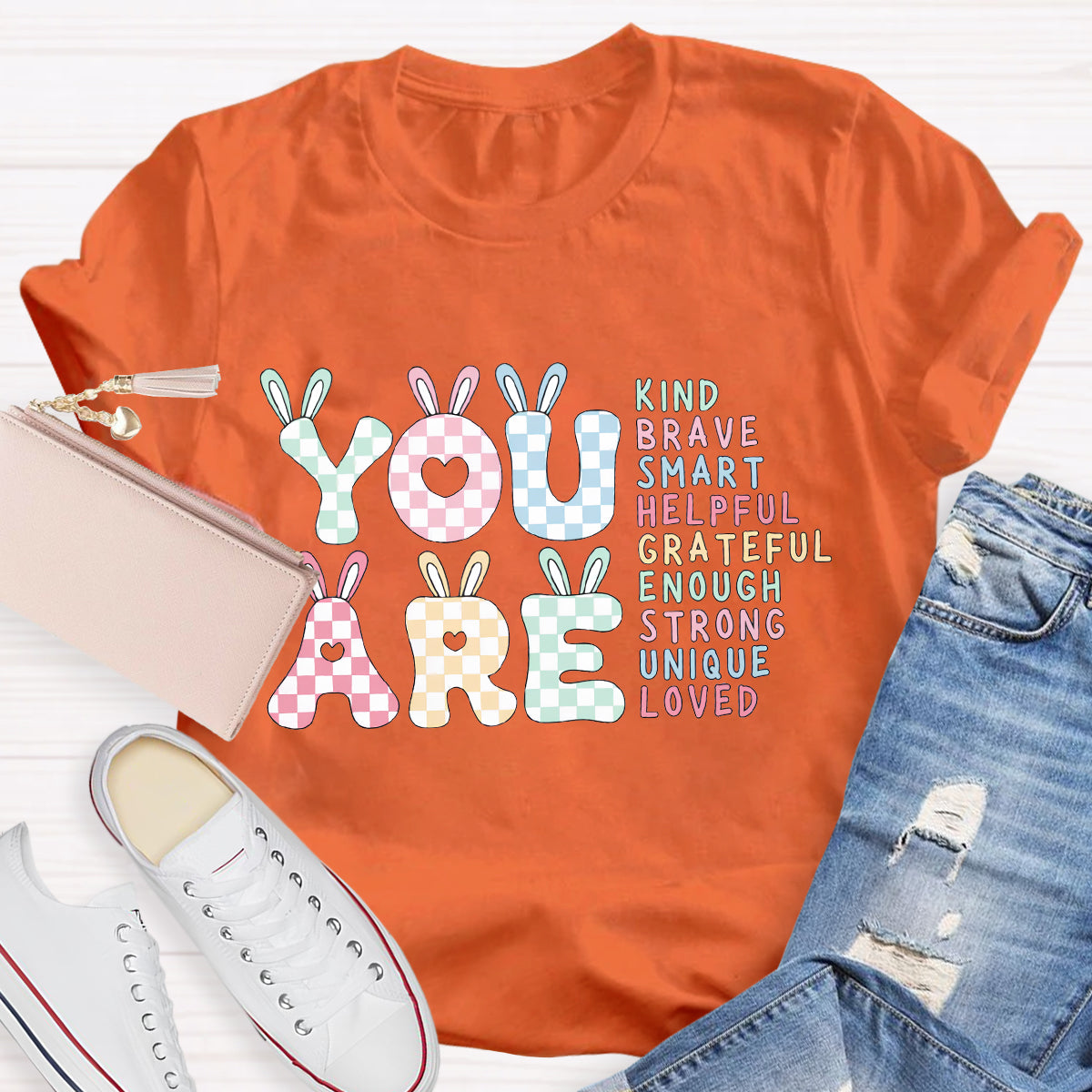 Easter You Are Kind Smart Teacher T-Shirt