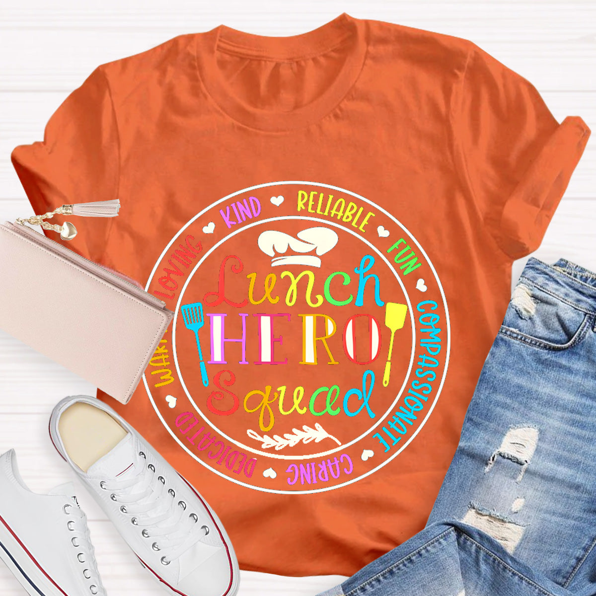 Lunch Hero Squad Warm Loving Kind T-Shirt