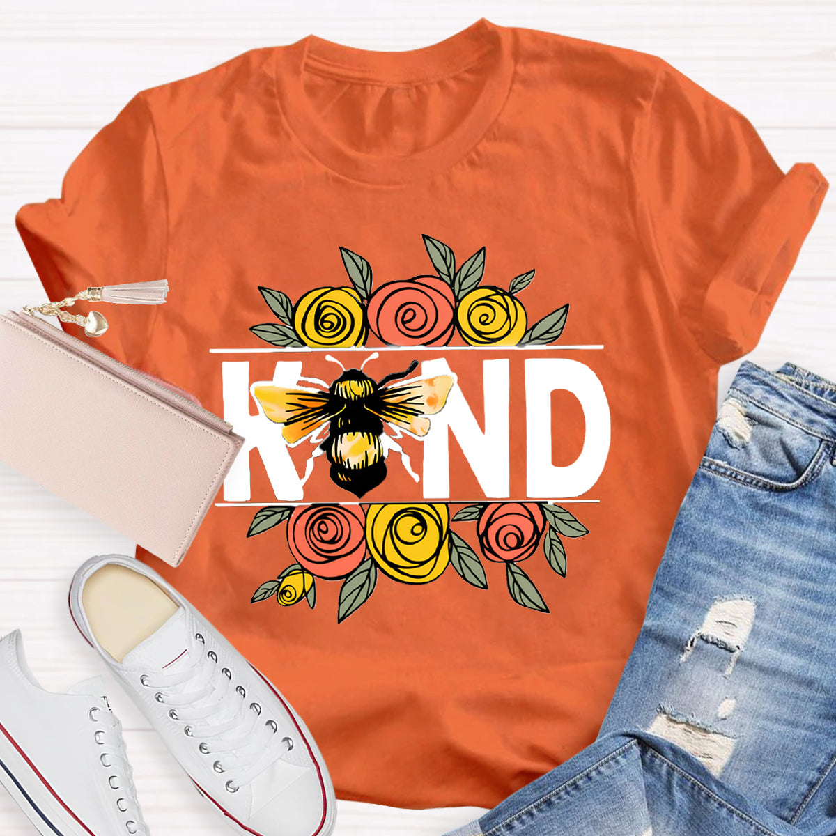 Bee Kind Flowers T-Shirt
