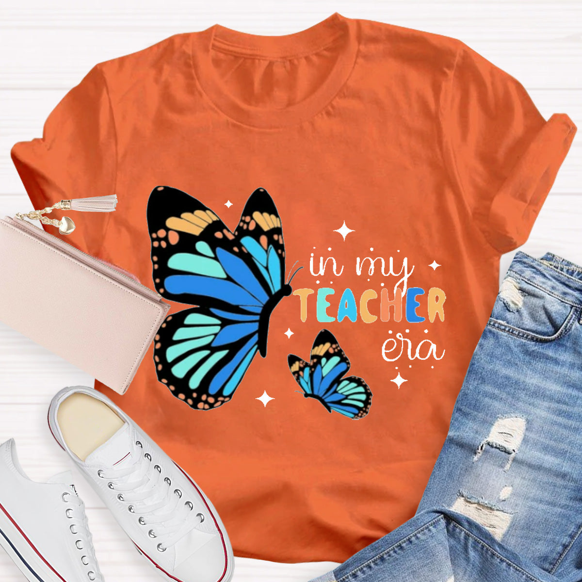 In My Teacher Era Butterfly T-Shirt