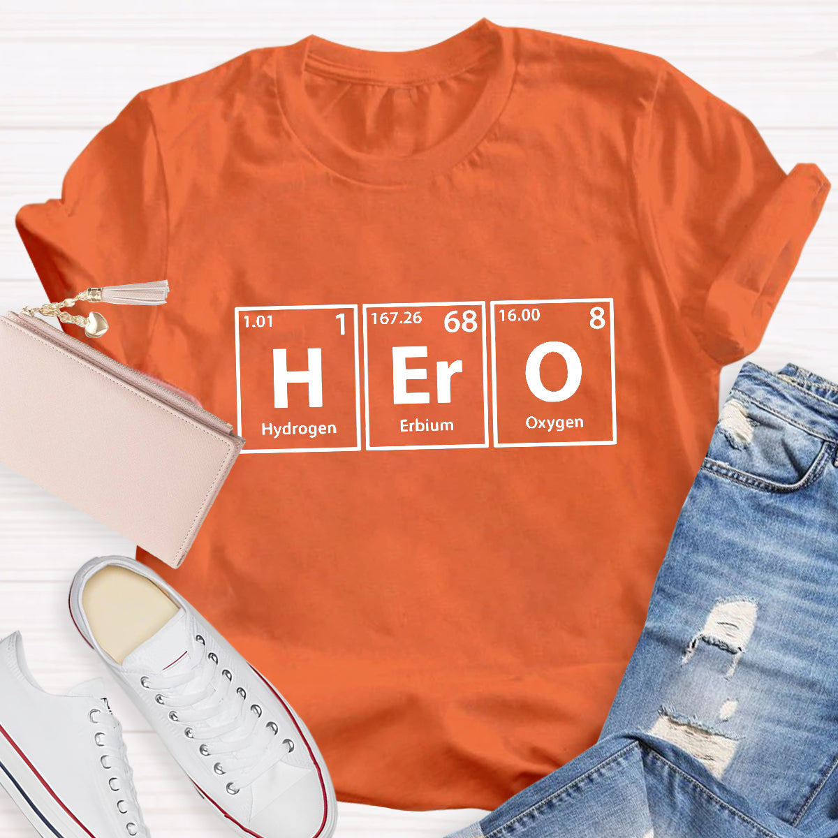 Hero Periodic Table Teacher T-Shirt