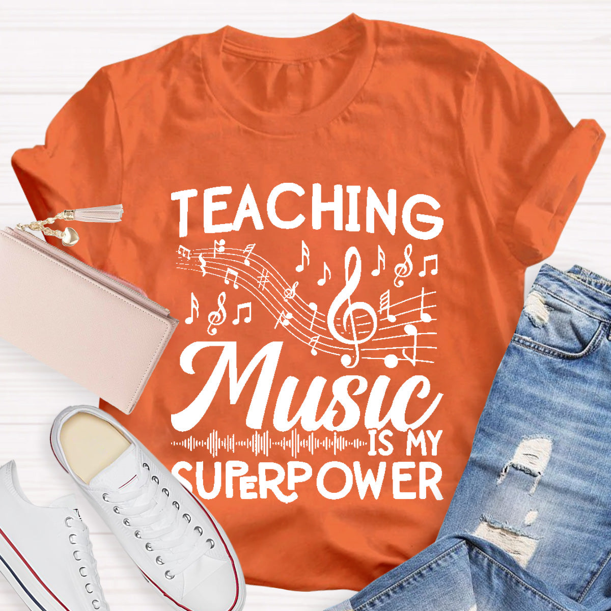 Teaching Music Is My Super Power T-Shirt