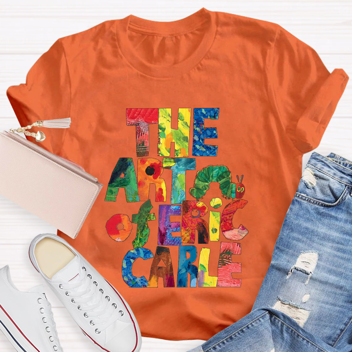 The Art Of Eric Carle Teacher Shirt