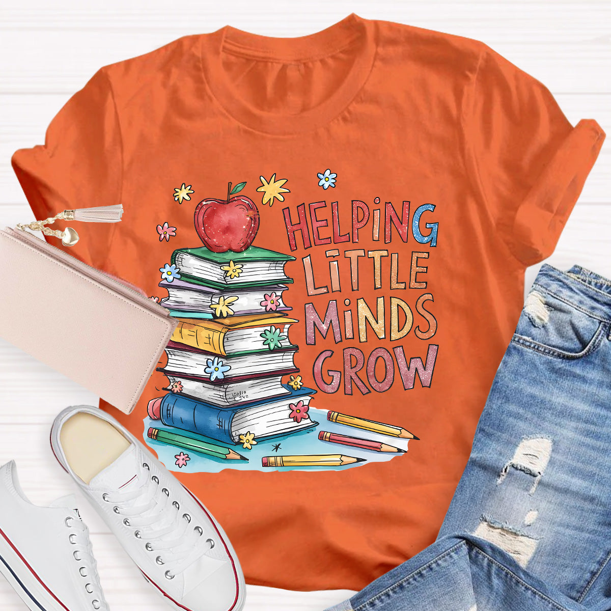 Helping Minds Grow Teacher T-Shirt