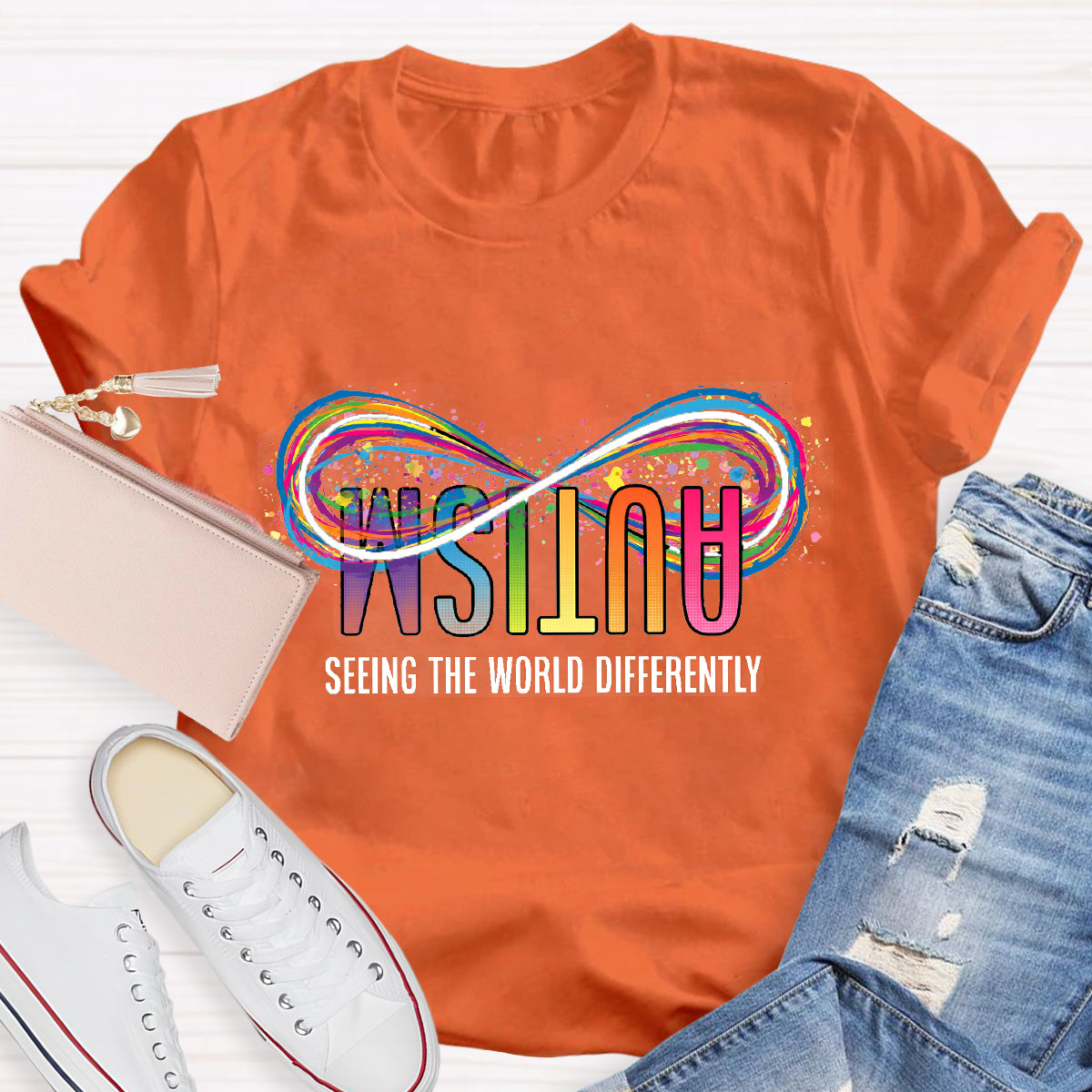 Seeing The World Differently Infinity Symbol T-Shirt