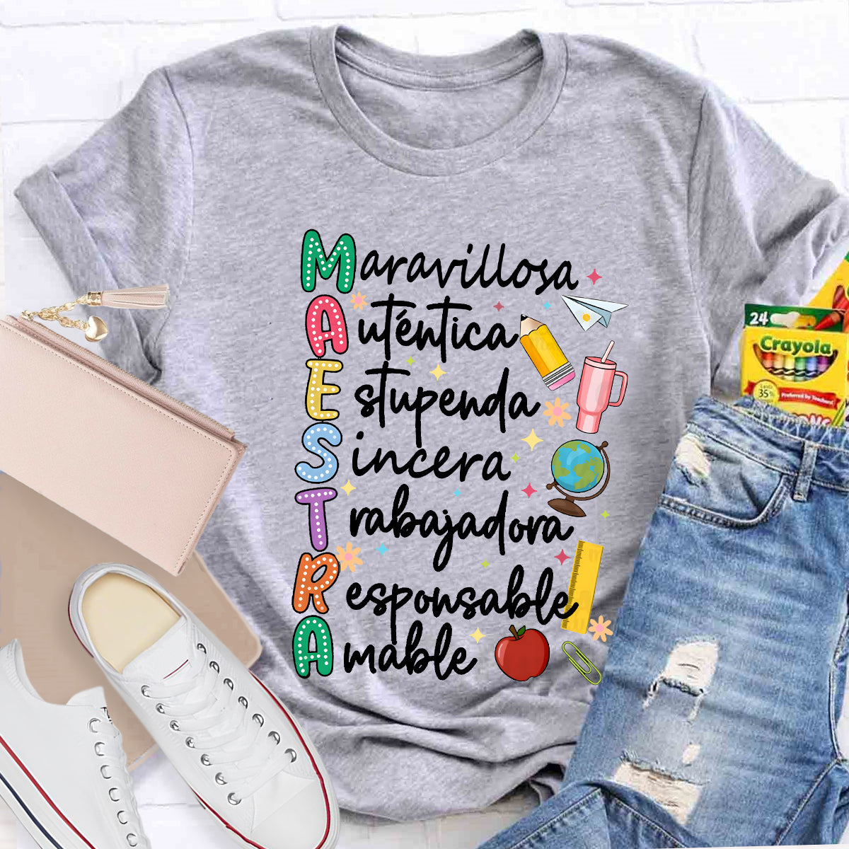 Maestra Dual Language Teacher T-Shirt
