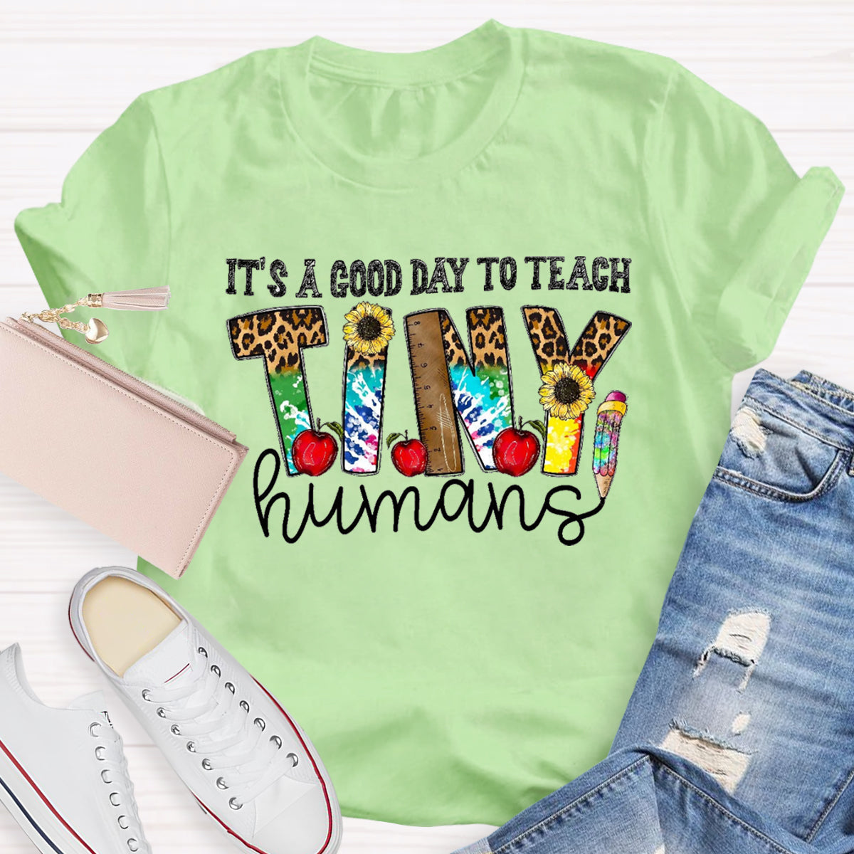It's A Good Day To Teach Tiny Humans Leopard T-Shirt