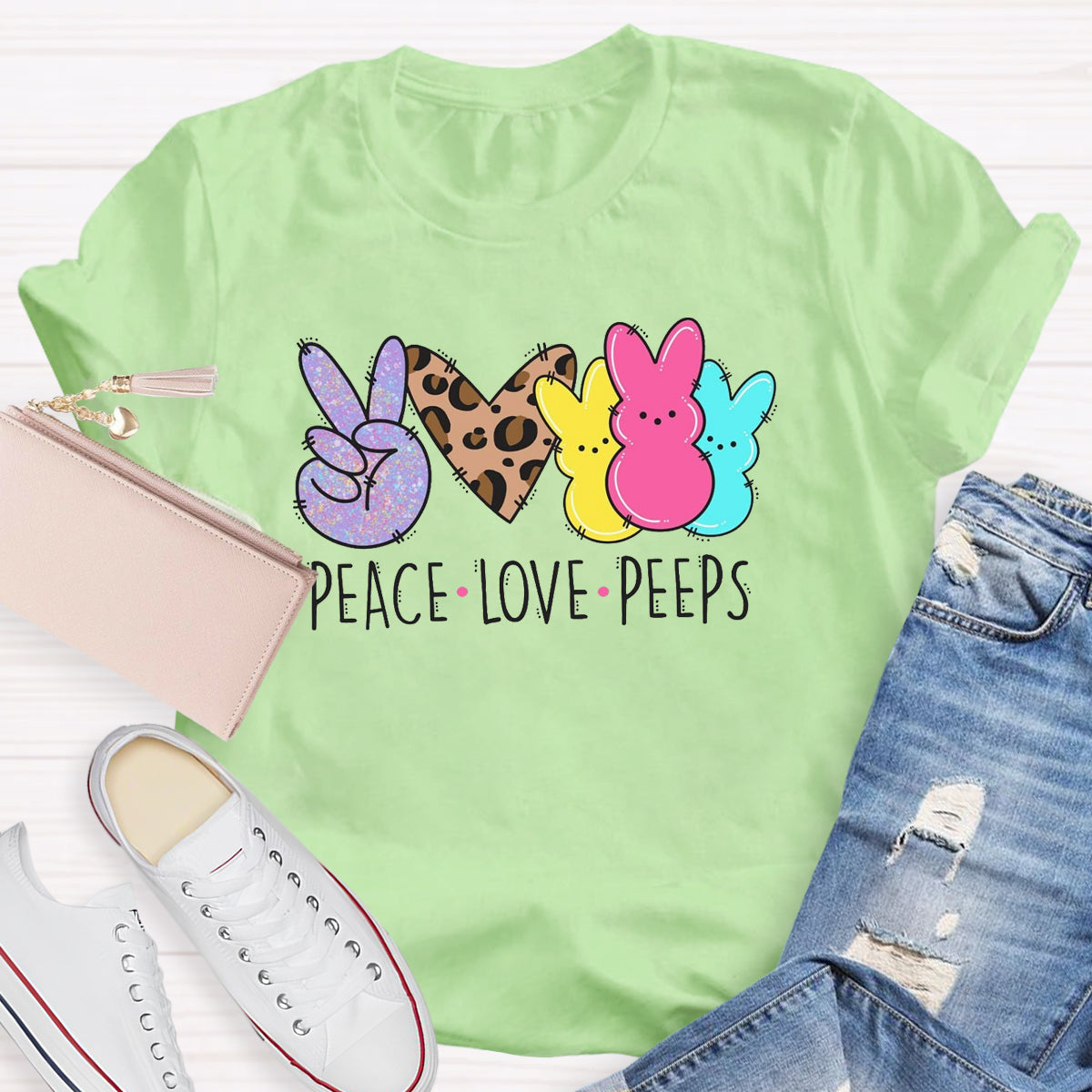Peace Love Peeps T-Shirt