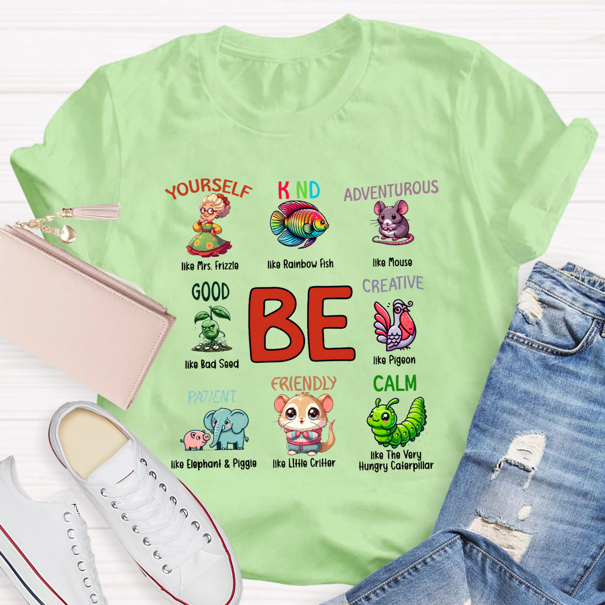 Be Kind Be Yourself I Still Read Children's Books T-Shirt
