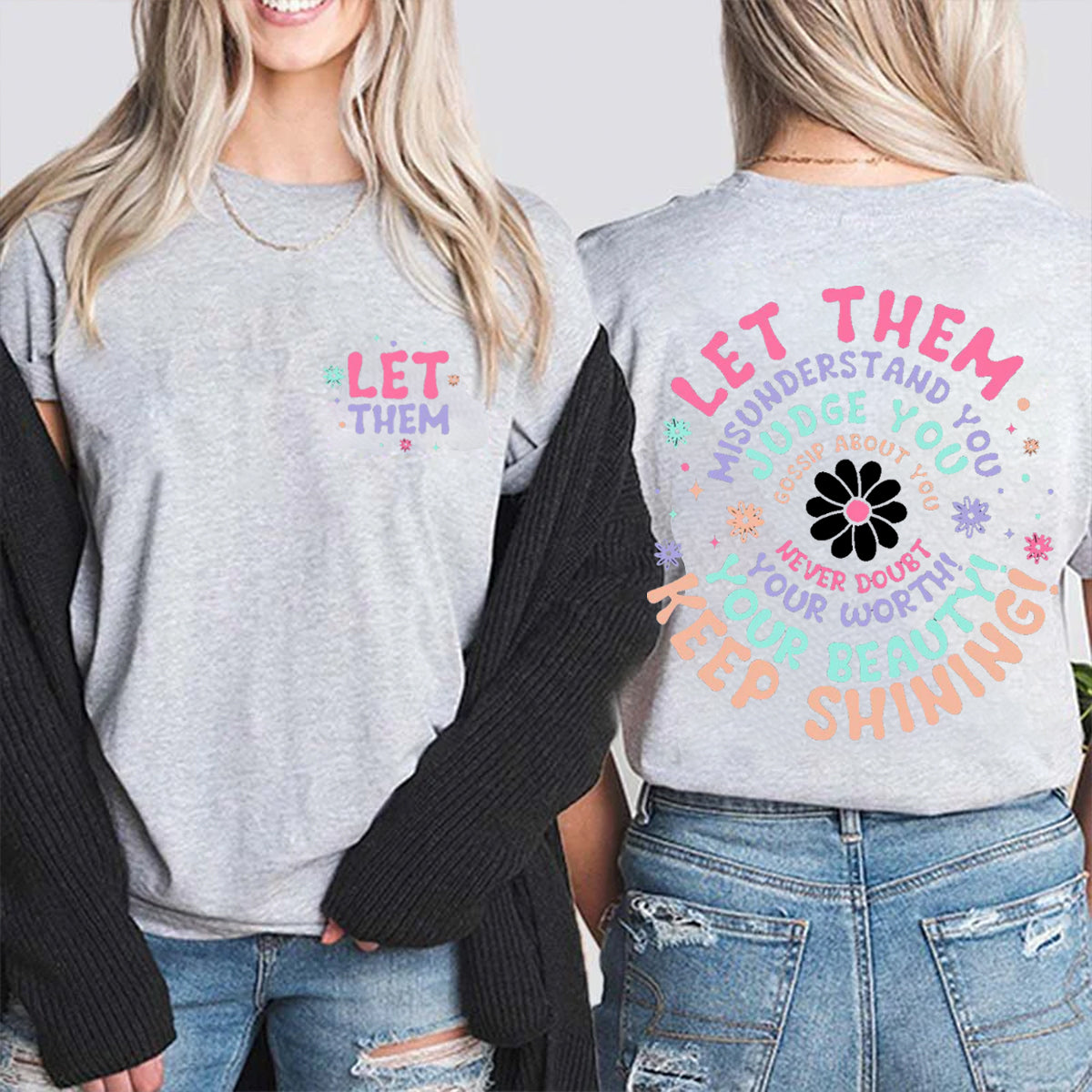 Keep Shining Double Printed T-shirt