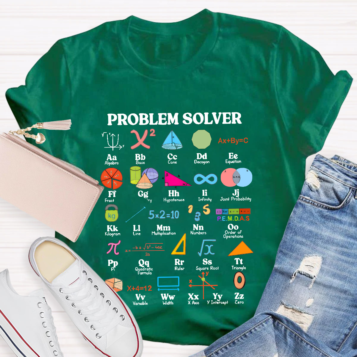 Problem Solver Math Teacher T-shirt